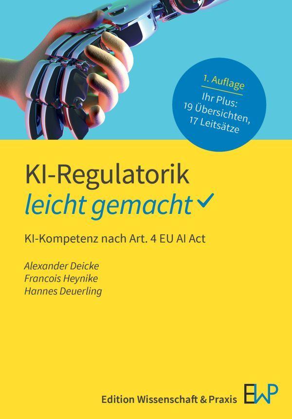 Vorderes Coverbild KI-Regulatorik - leicht gemacht