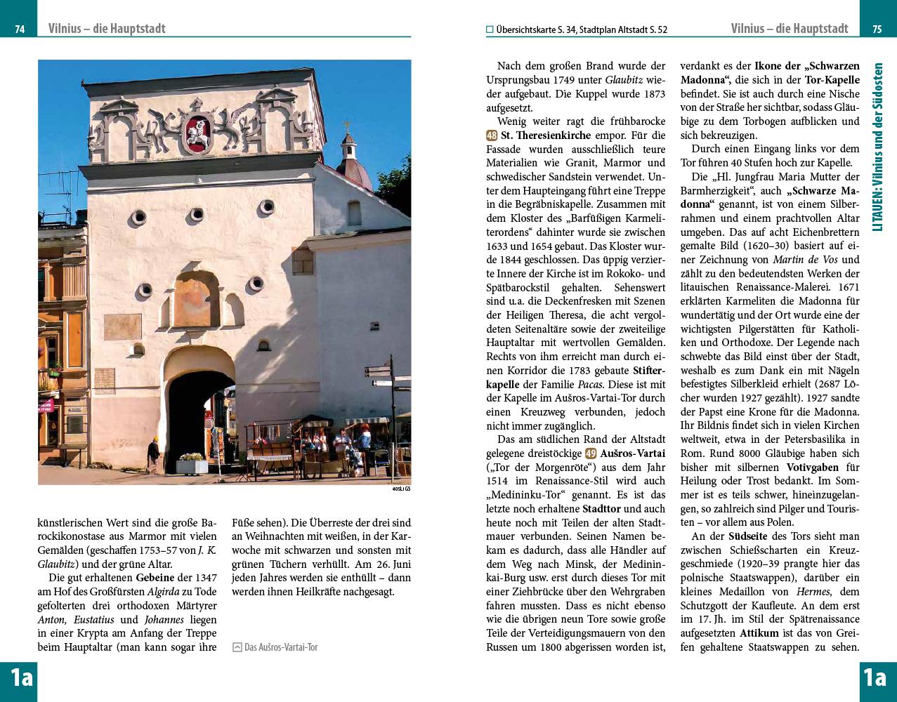 Beispielinhalt (Bild) Reise Know-How Reiseführer Baltikum: Estland, Lettland, Litauen