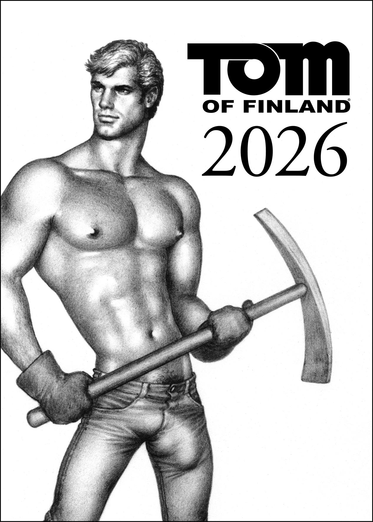 Vorderes Coverbild Tom of Finland 2026