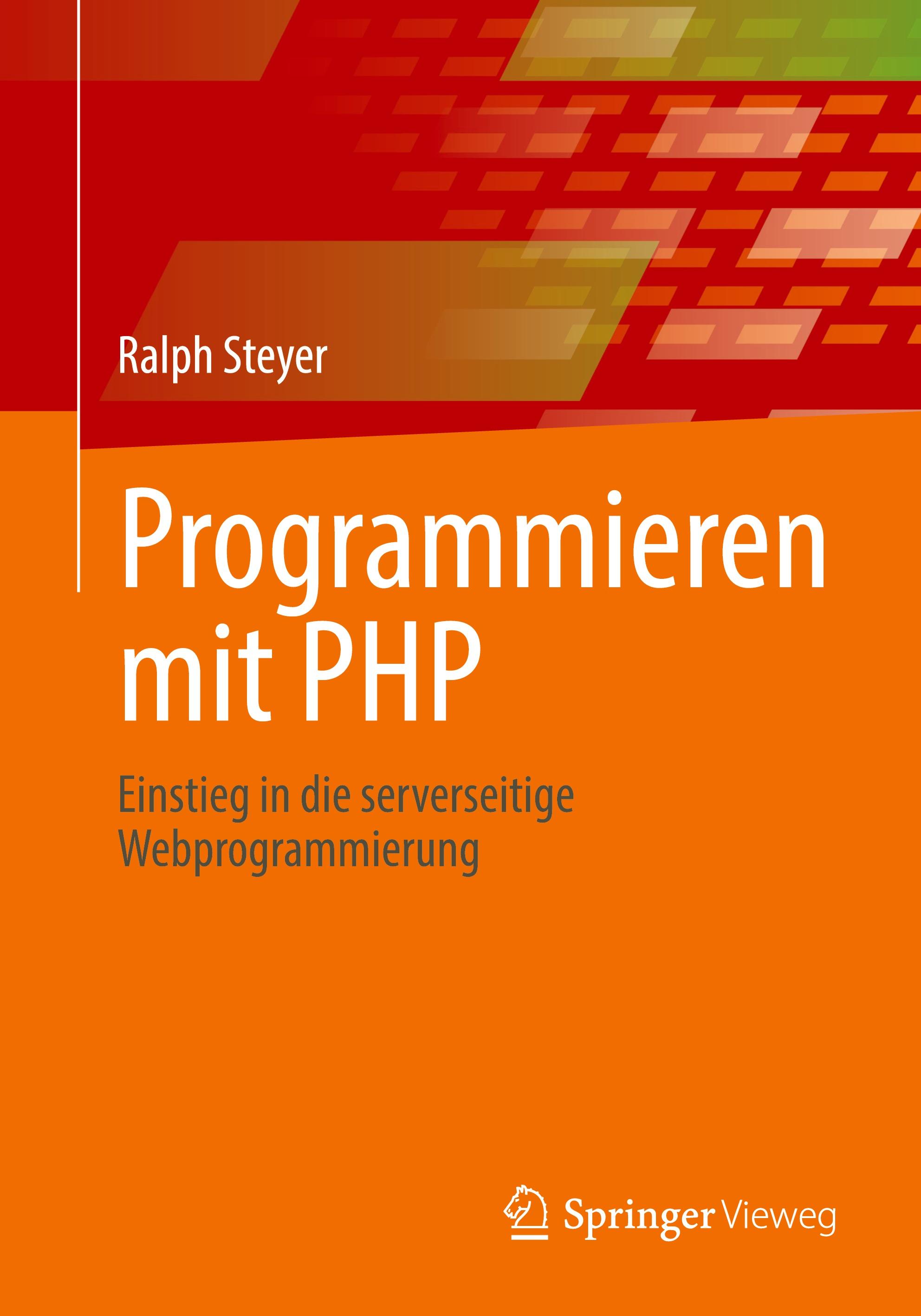 Vorderes Coverbild Programmieren mit PHP