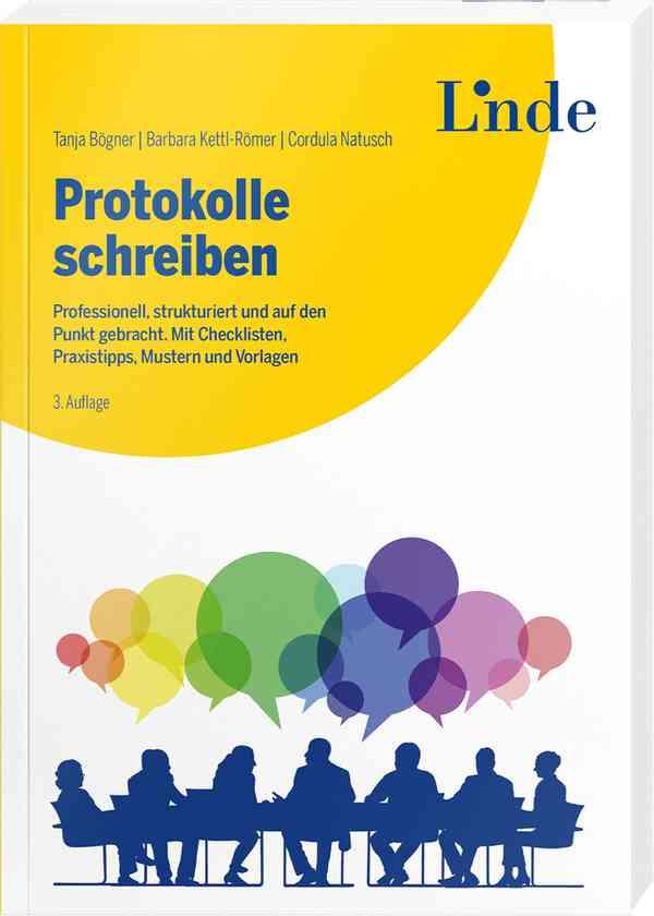 Vorderes Coverbild Protokolle schreiben