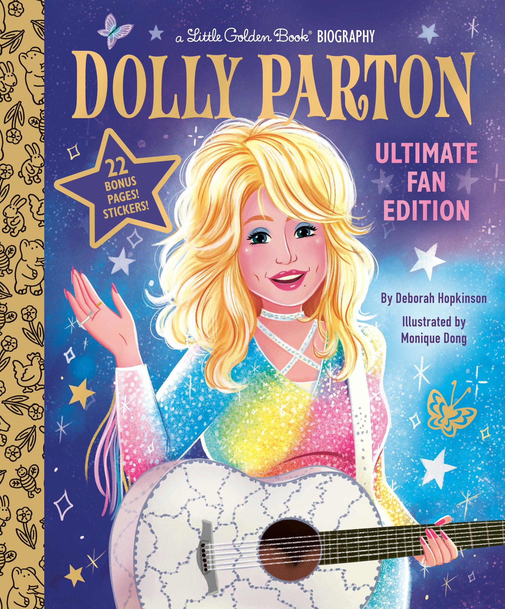 Vorderes Coverbild Dolly Parton Ultimate Fan Edition Little Golden Book Biography