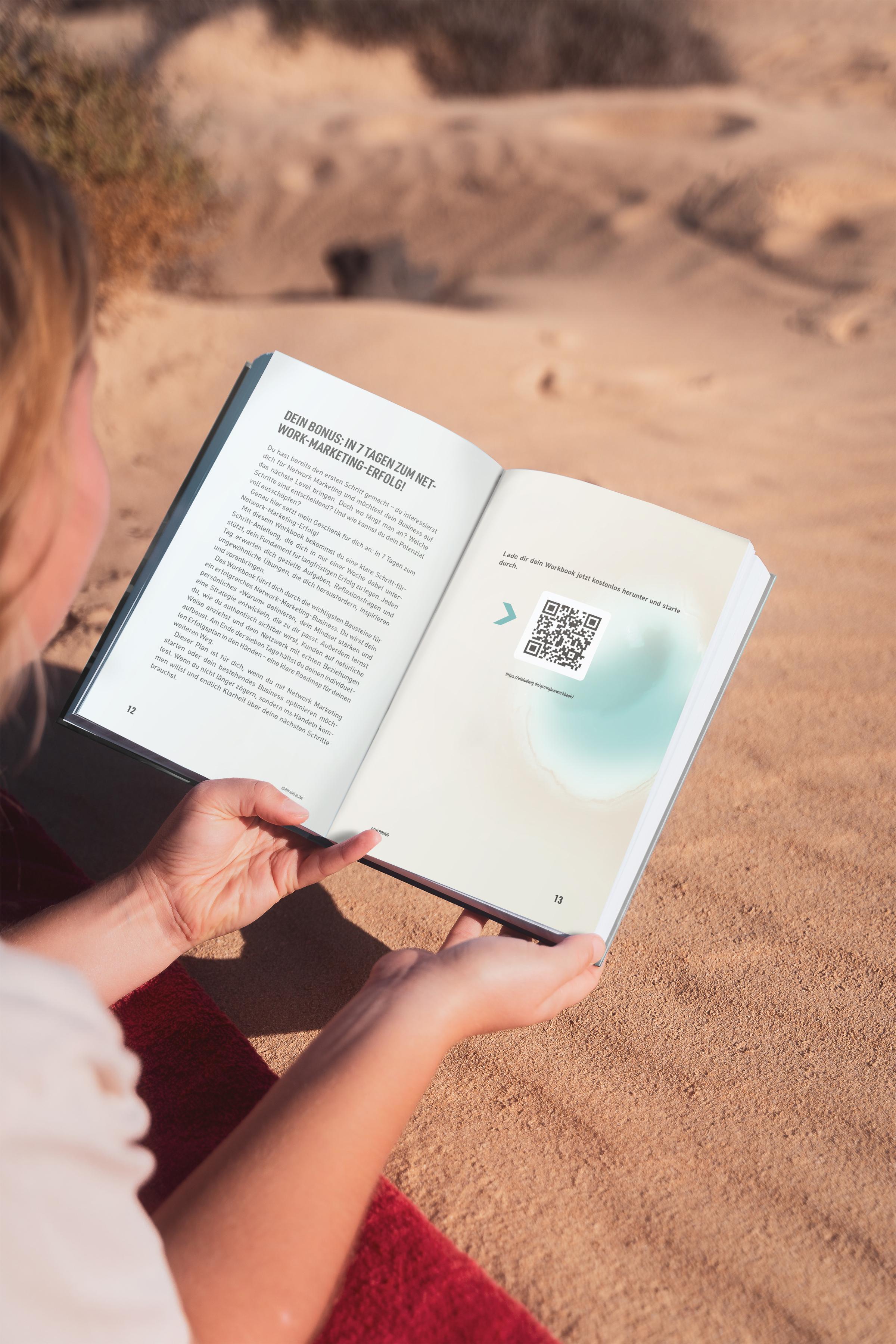 Beispielinhalt (Bild) Grow and Glow with Network Marketing