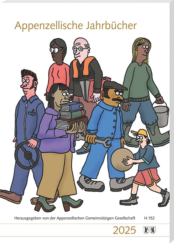 Vorderes Coverbild Appenzellische Jahrbücher 2025