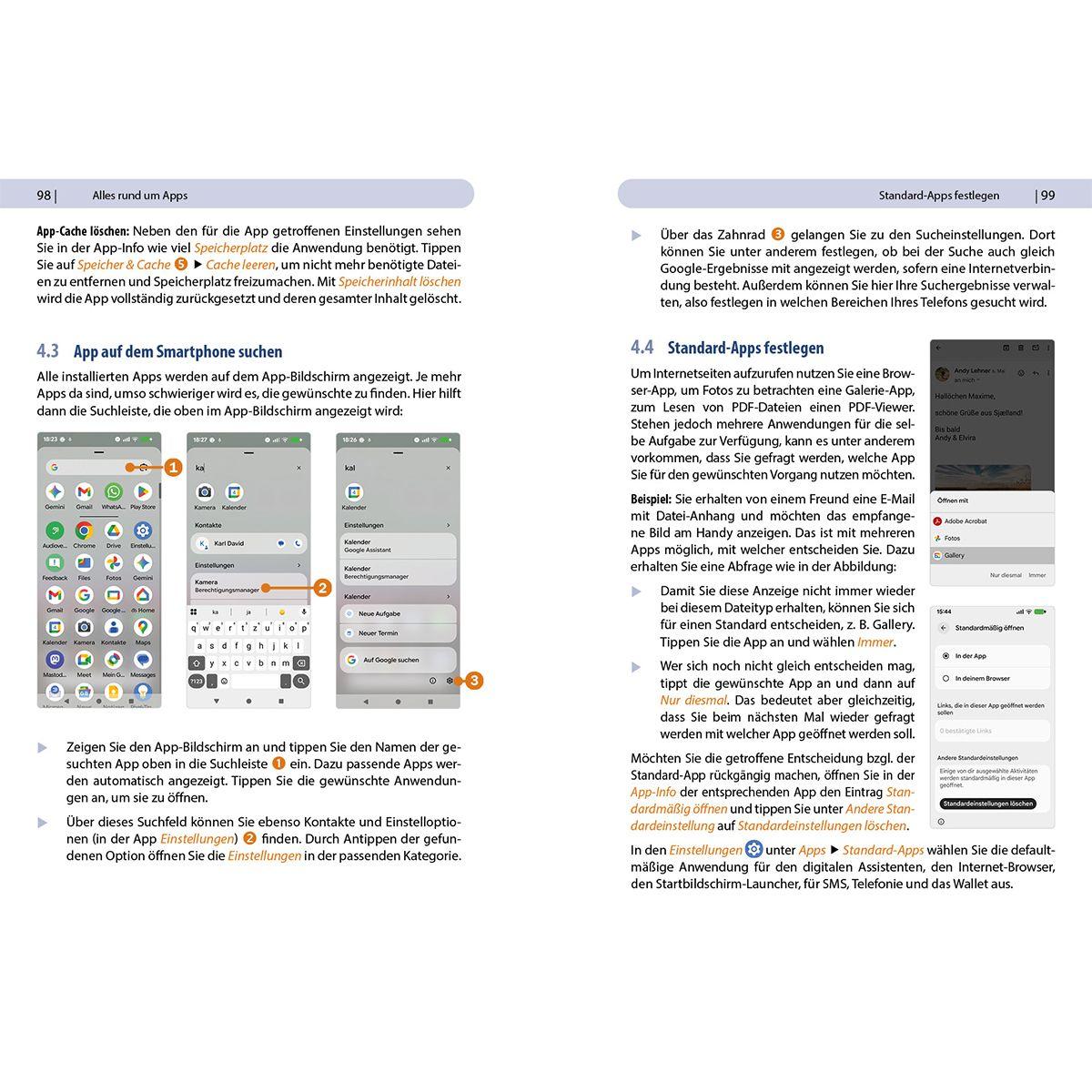 Beispielinhalt (Bild) Android 16 - Der schnelle Smartphone-Einstieg - Für Einsteiger ohne Vorkenntnisse
