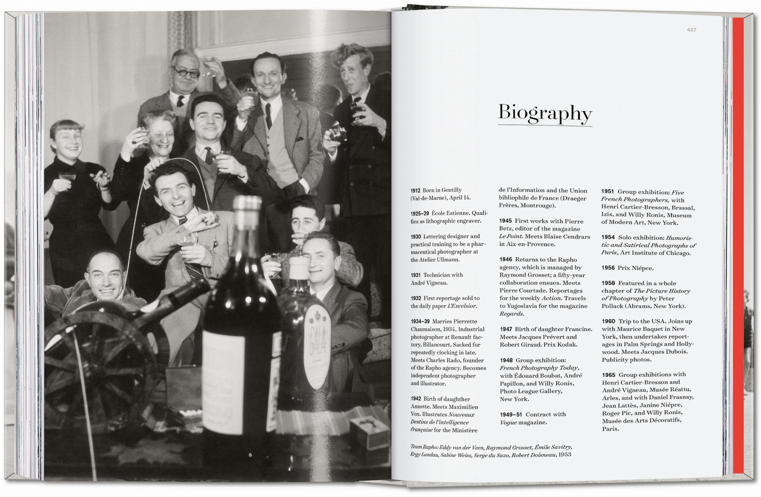 Beispielinhalt (Bild) Robert Doisneau. Paris. 45th Ed.