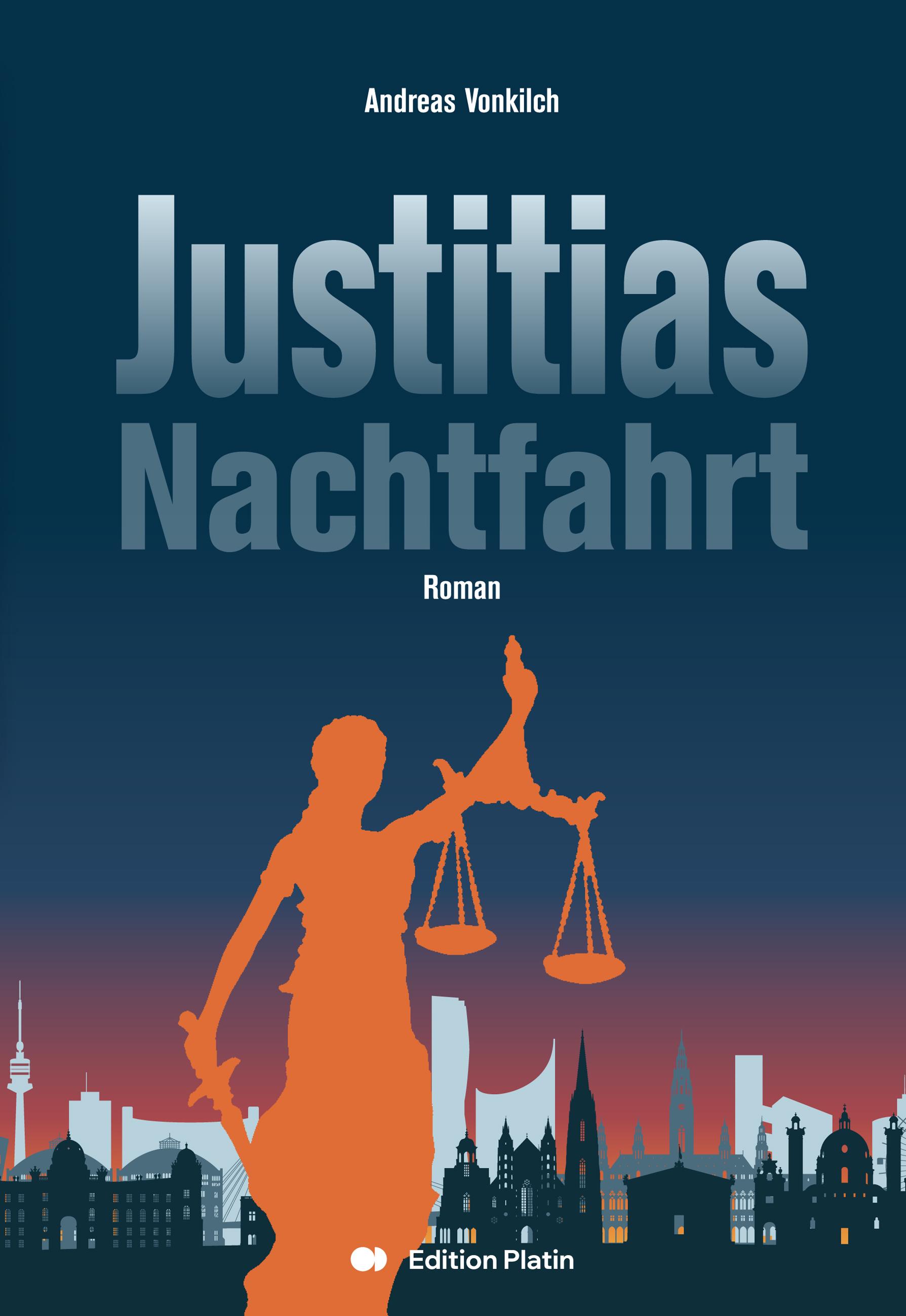 Vorderes Coverbild Justitias Nachtfahrt