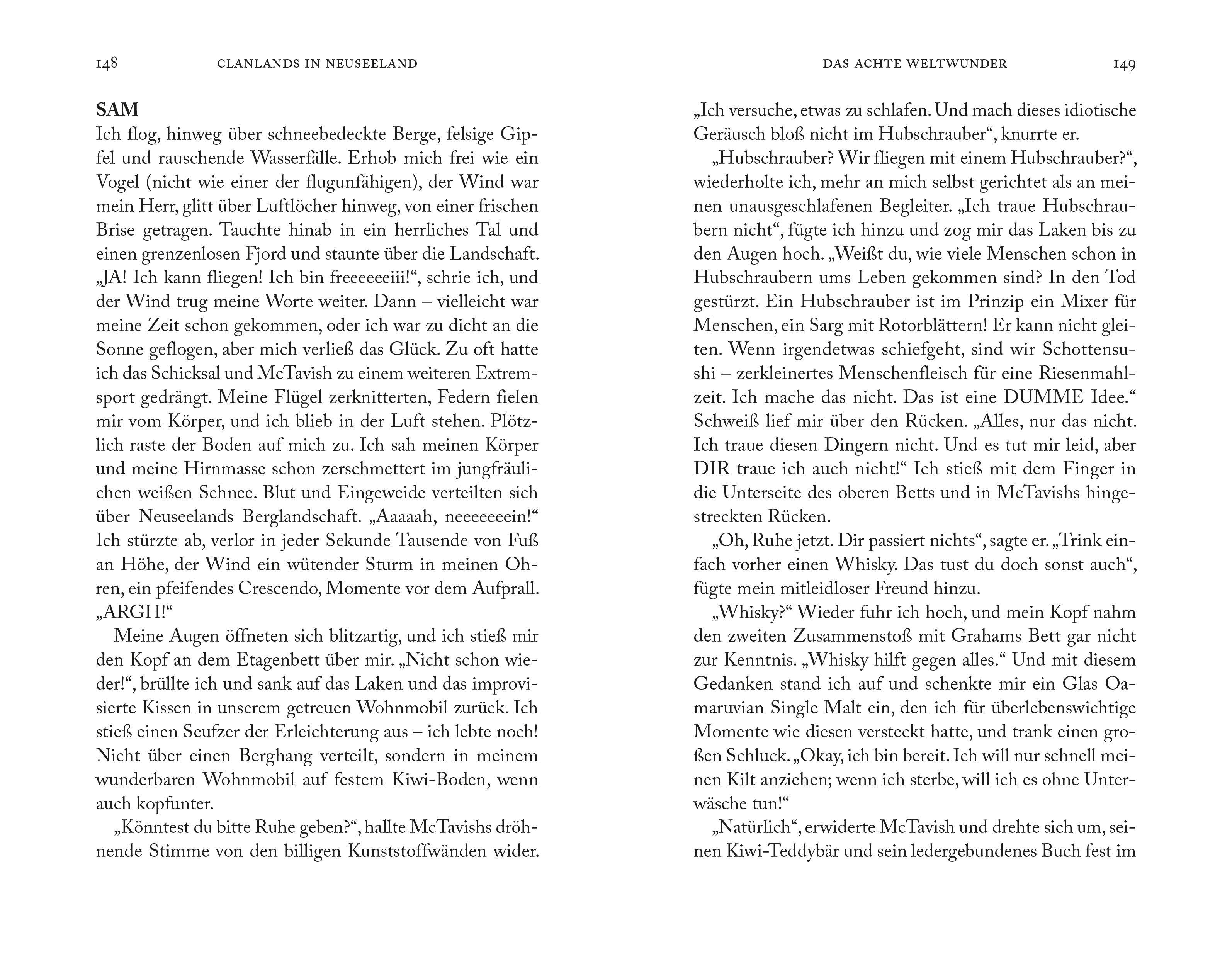 Beispielinhalt (Bild) Clanlands in Neuseeland