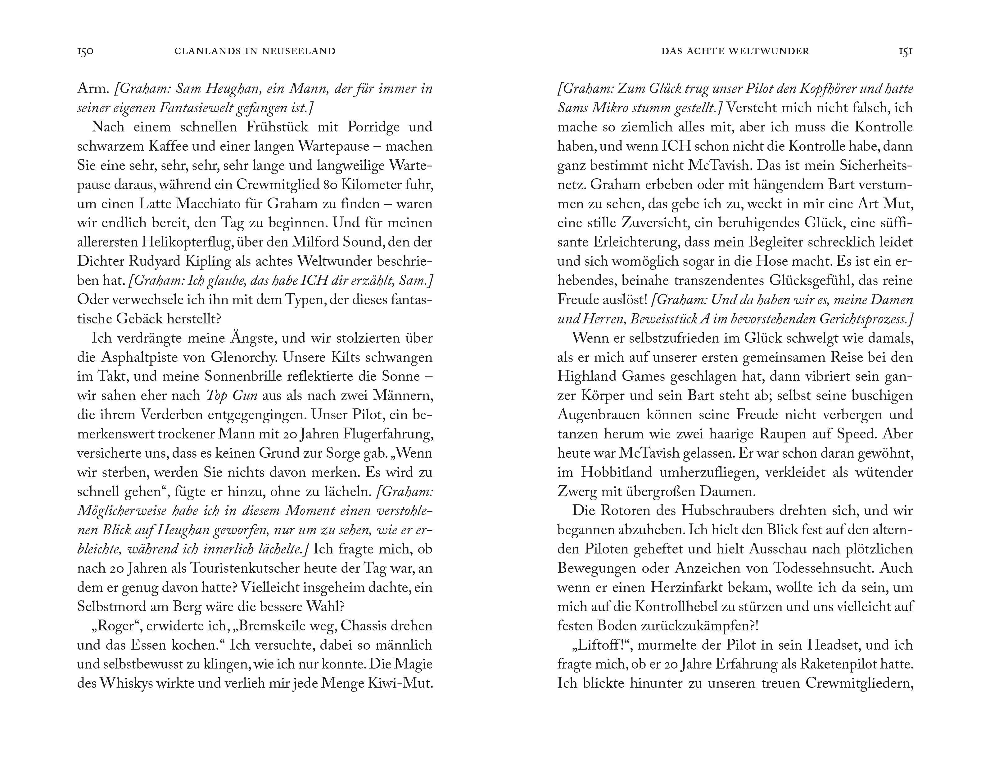 Beispielinhalt (Bild) Clanlands in Neuseeland