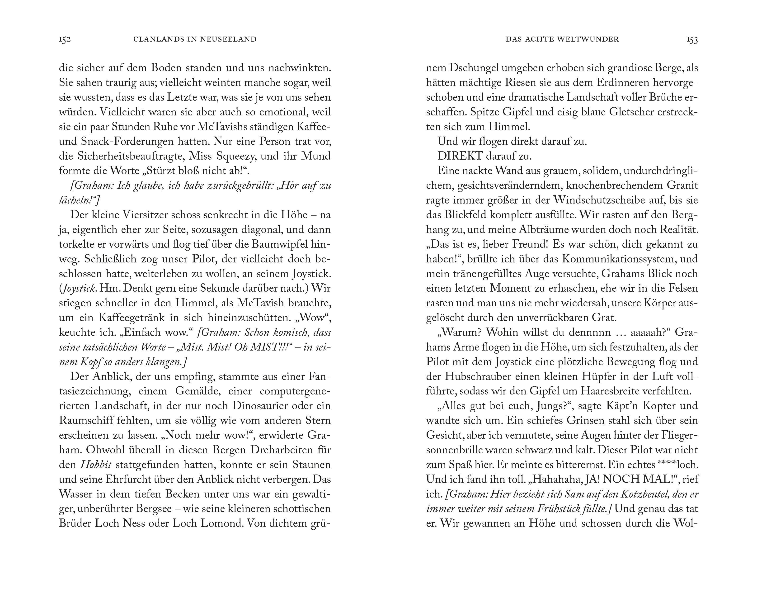 Beispielinhalt (Bild) Clanlands in Neuseeland