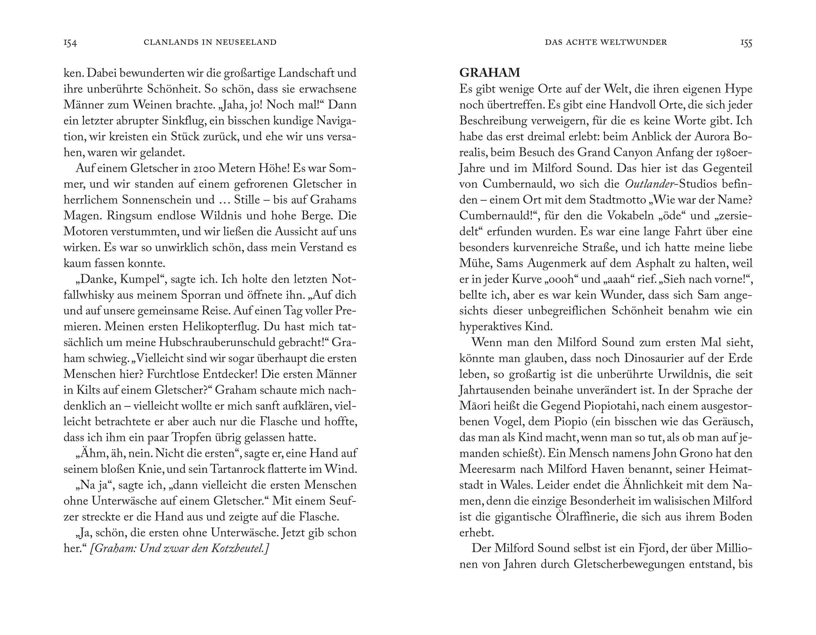 Beispielinhalt (Bild) Clanlands in Neuseeland