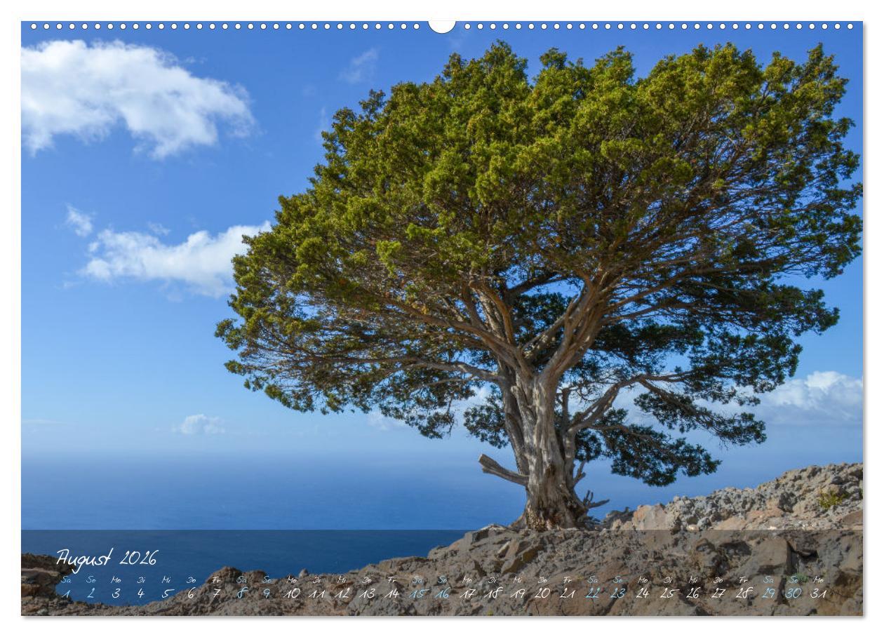 Beispielinhalt (Bild) Magisches La Gomera (hochwertiger Premium Wandkalender 2026 DIN A2 quer), Kunstdruck in Hochglanz