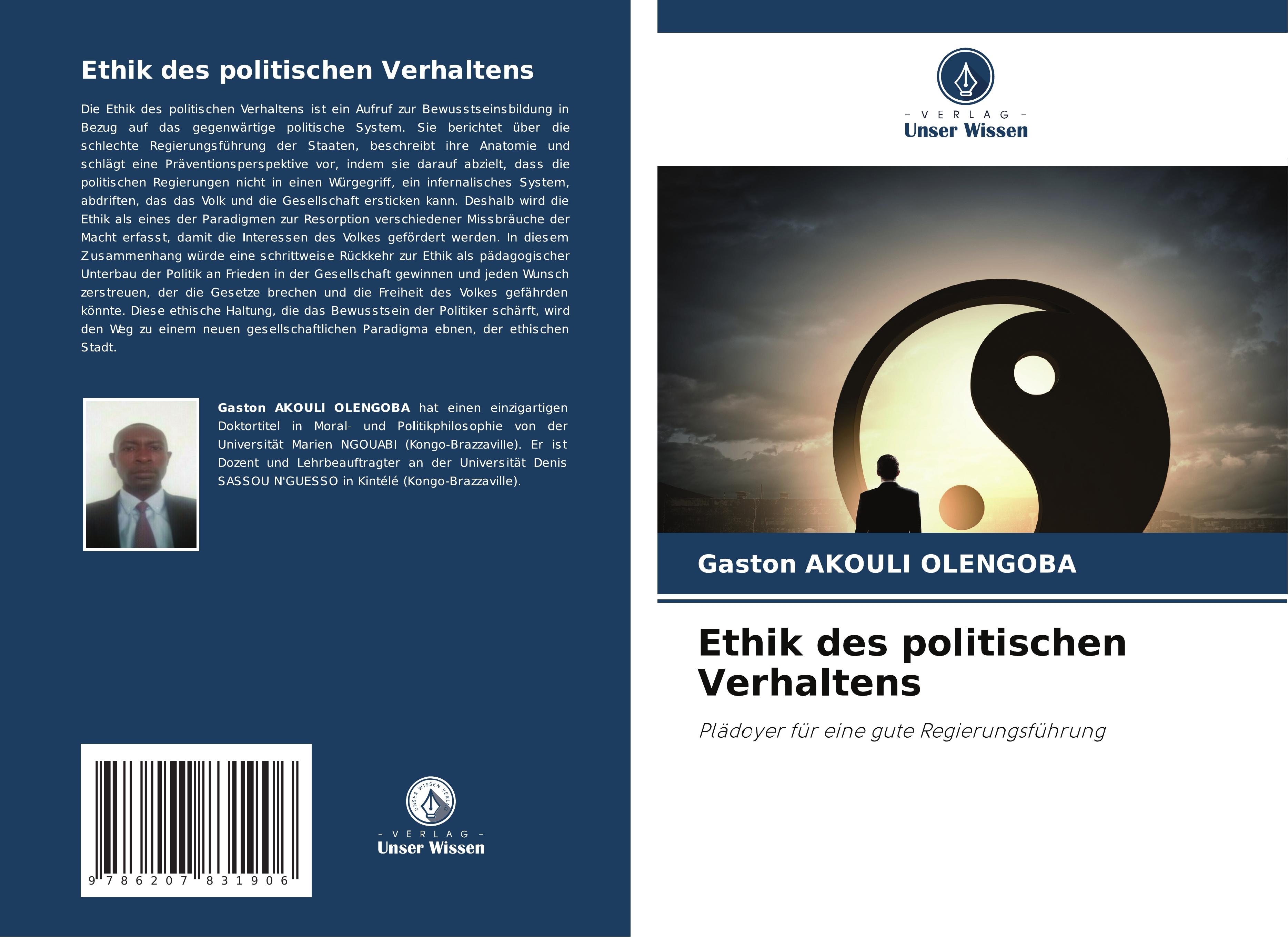 Vorderes Coverbild Ethik des politischen Verhaltens