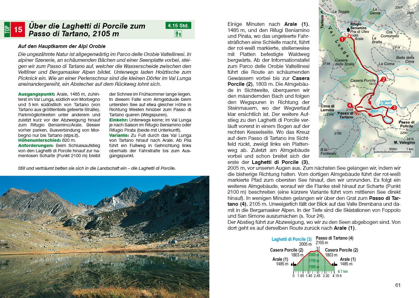 Beispielinhalt (Bild) Veltlin - Bergamasker Alpen