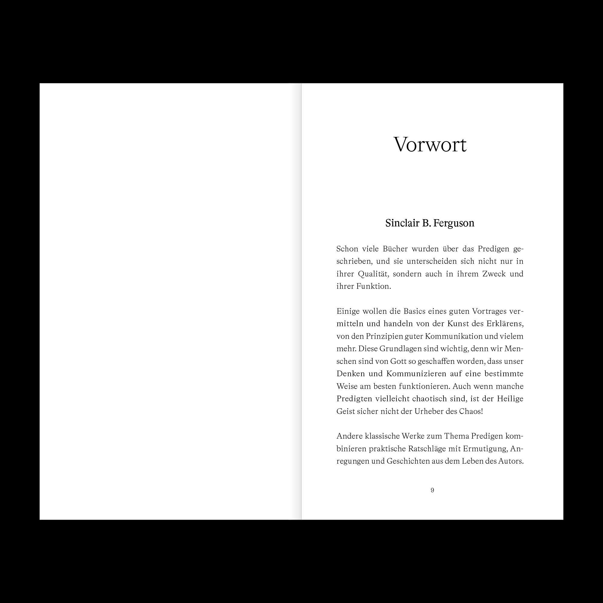 Beispielinhalt (Bild) Predigen mit Gott im Zentrum