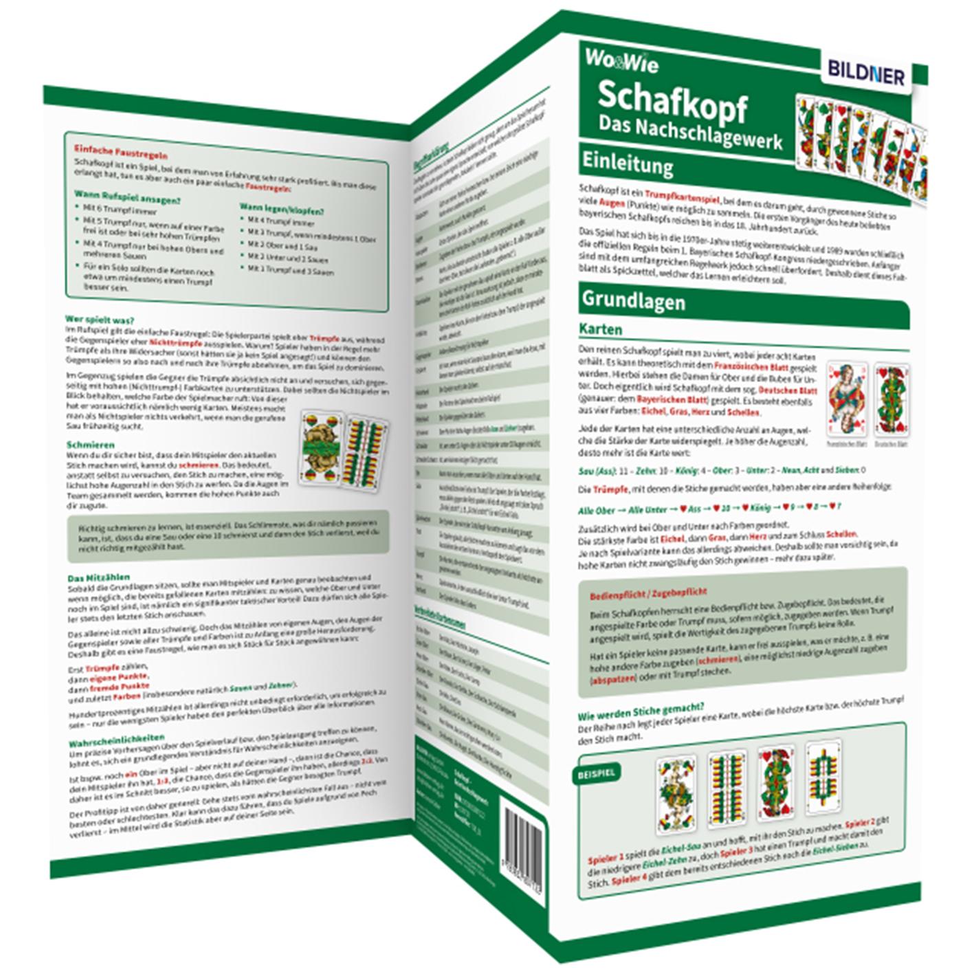 Vorderes Coverbild Schafkopf verstehen - spielen - gewinnen: Alles auf einen Blick!