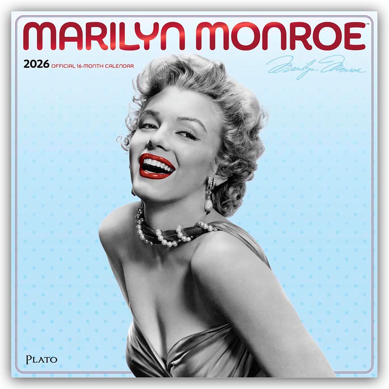 Vorderes Coverbild Marilyn Monroe 2026 - 16-Monatskalender