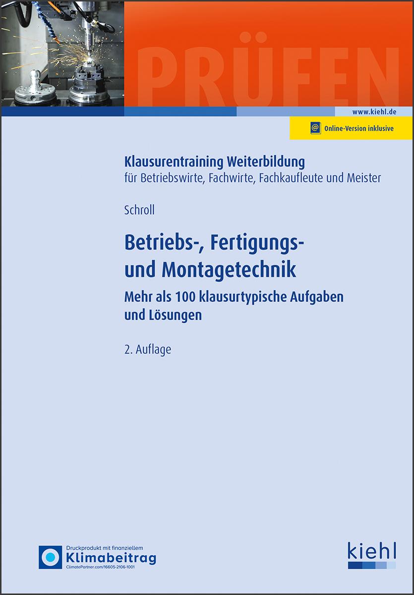 Vorderes Coverbild Betriebs-, Fertigungs- und Montagetechnik