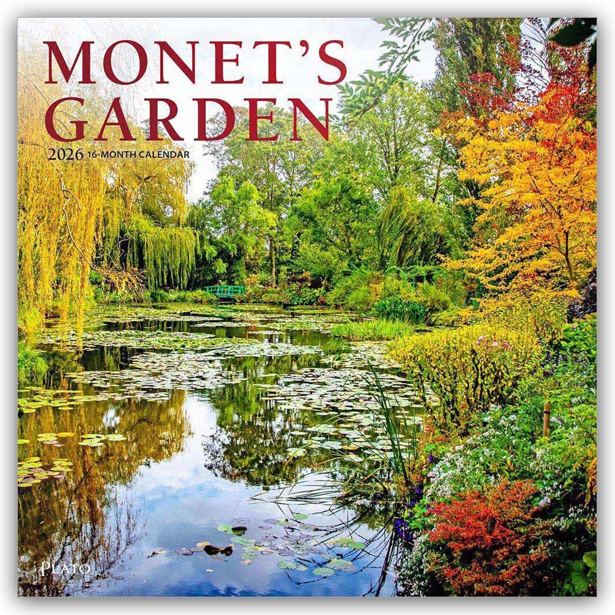 Vorderes Coverbild Monet's Garden - Monets Garten 2026 - 16-Monatskalender