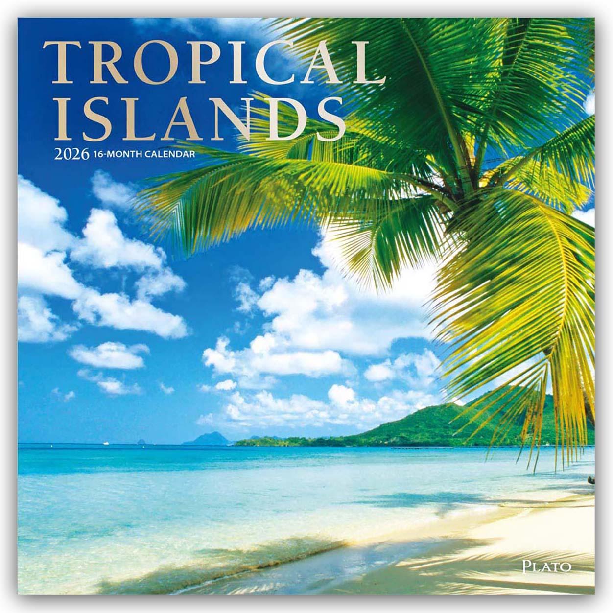 Vorderes Coverbild Tropical Islands - Tropische Inseln 2026 - 16-Monatskalender
