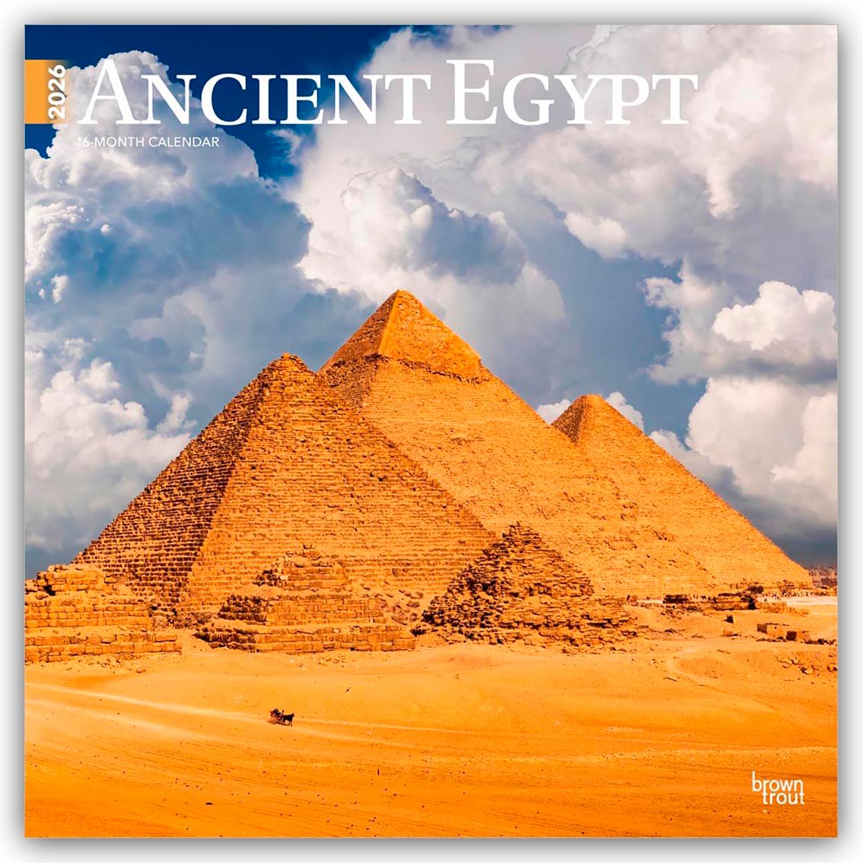 Vorderes Coverbild Ancient Egypt - Altes Ägypten 2026 - 16-Monatskalender