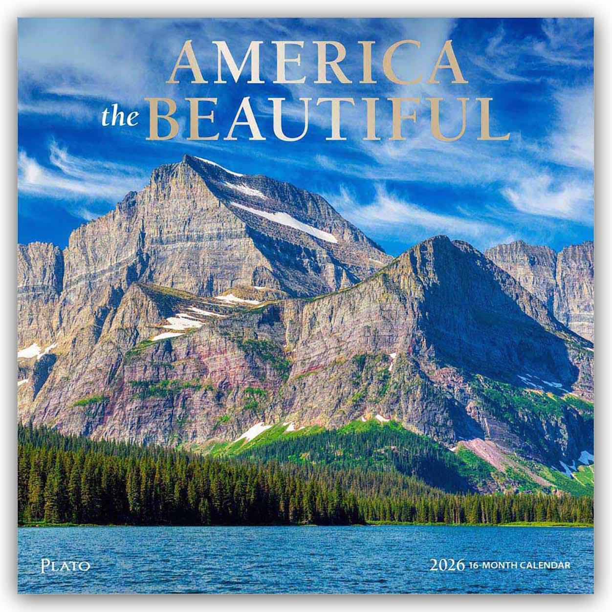 Vorderes Coverbild American the Beautiful - Schönes Amerika 2026 - 16-Monatskalender