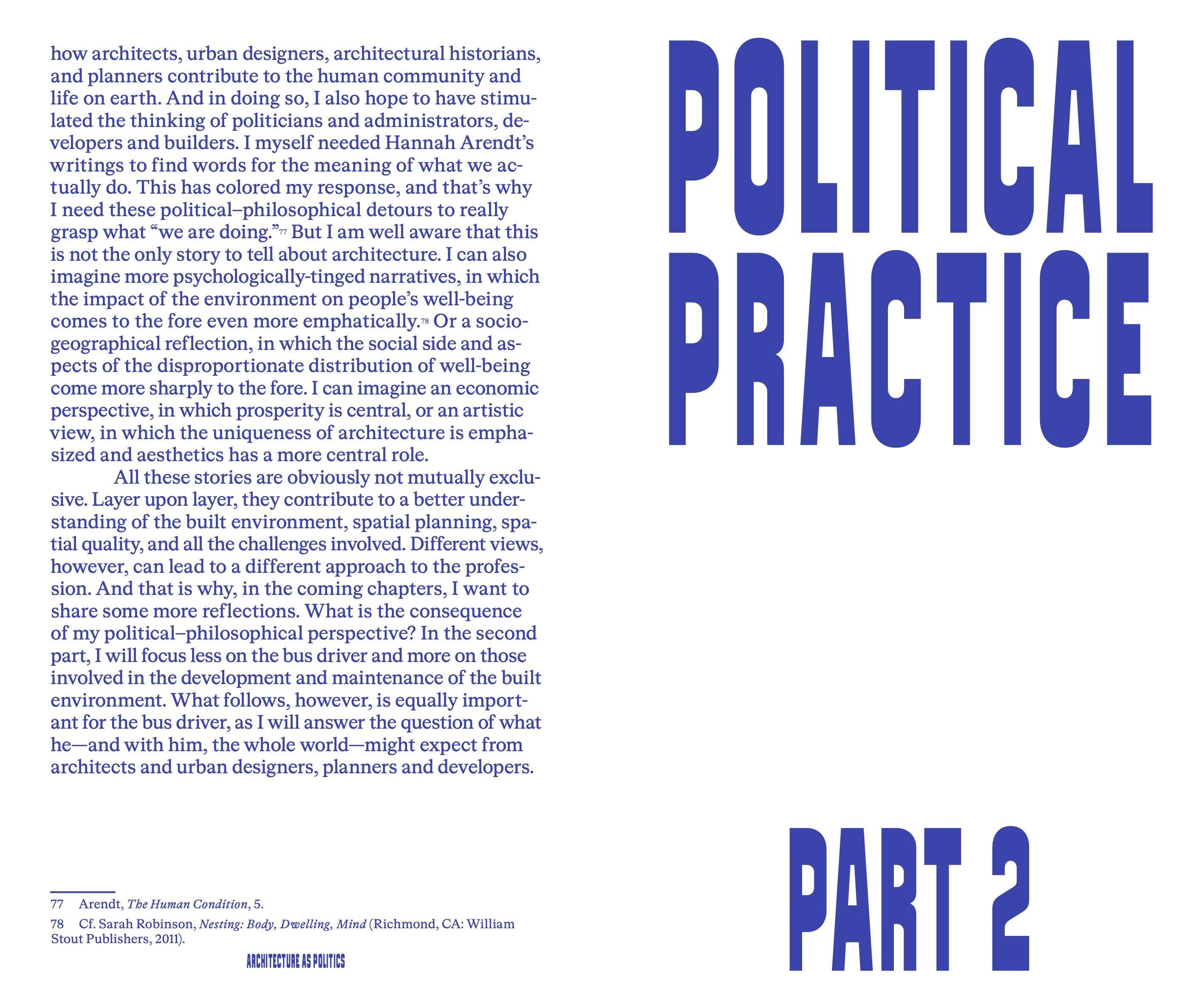 Beispielinhalt (Bild) Space is Politics