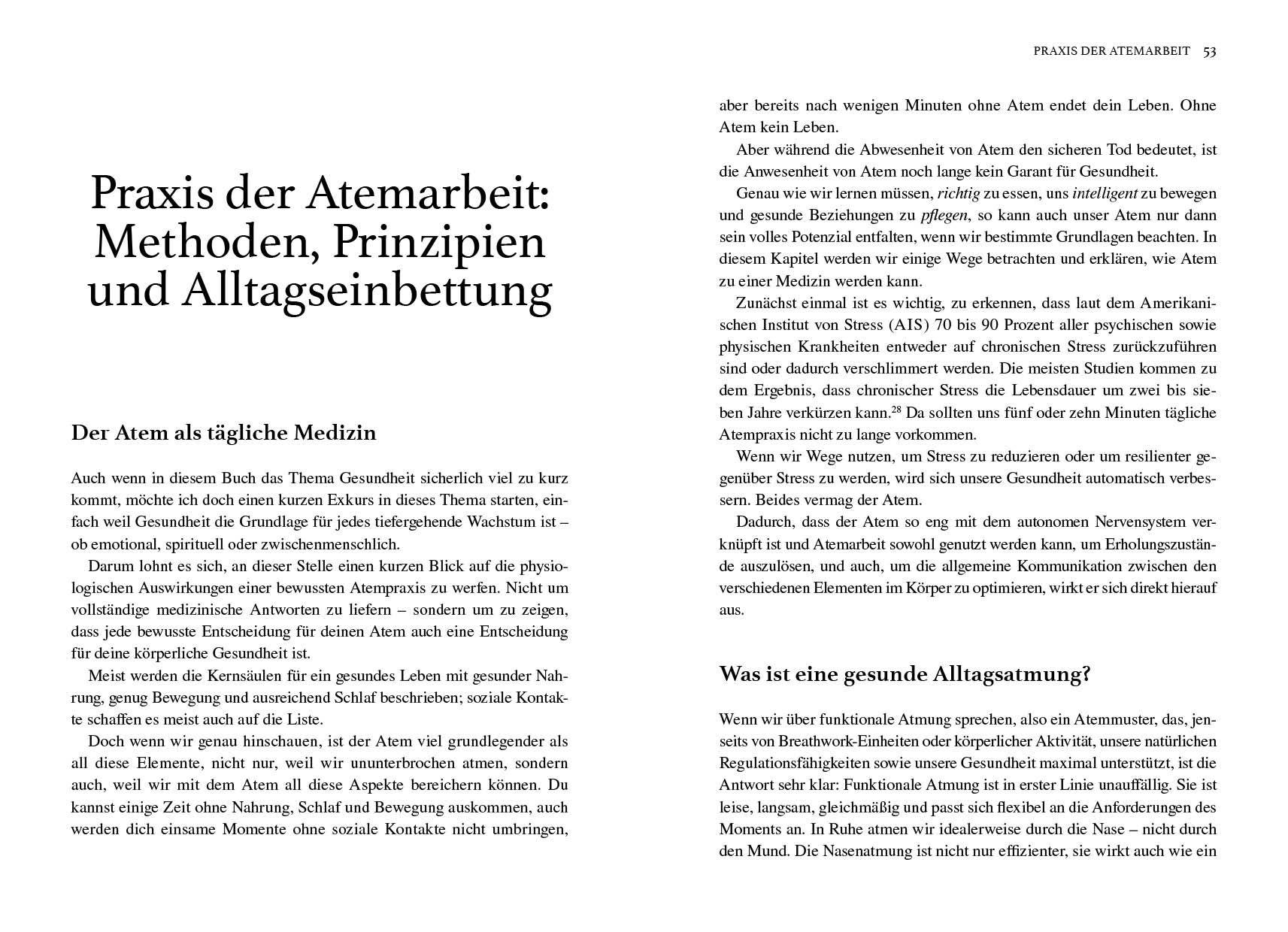 Beispielinhalt (Bild) Atem - Die Lösung für dein Trauma