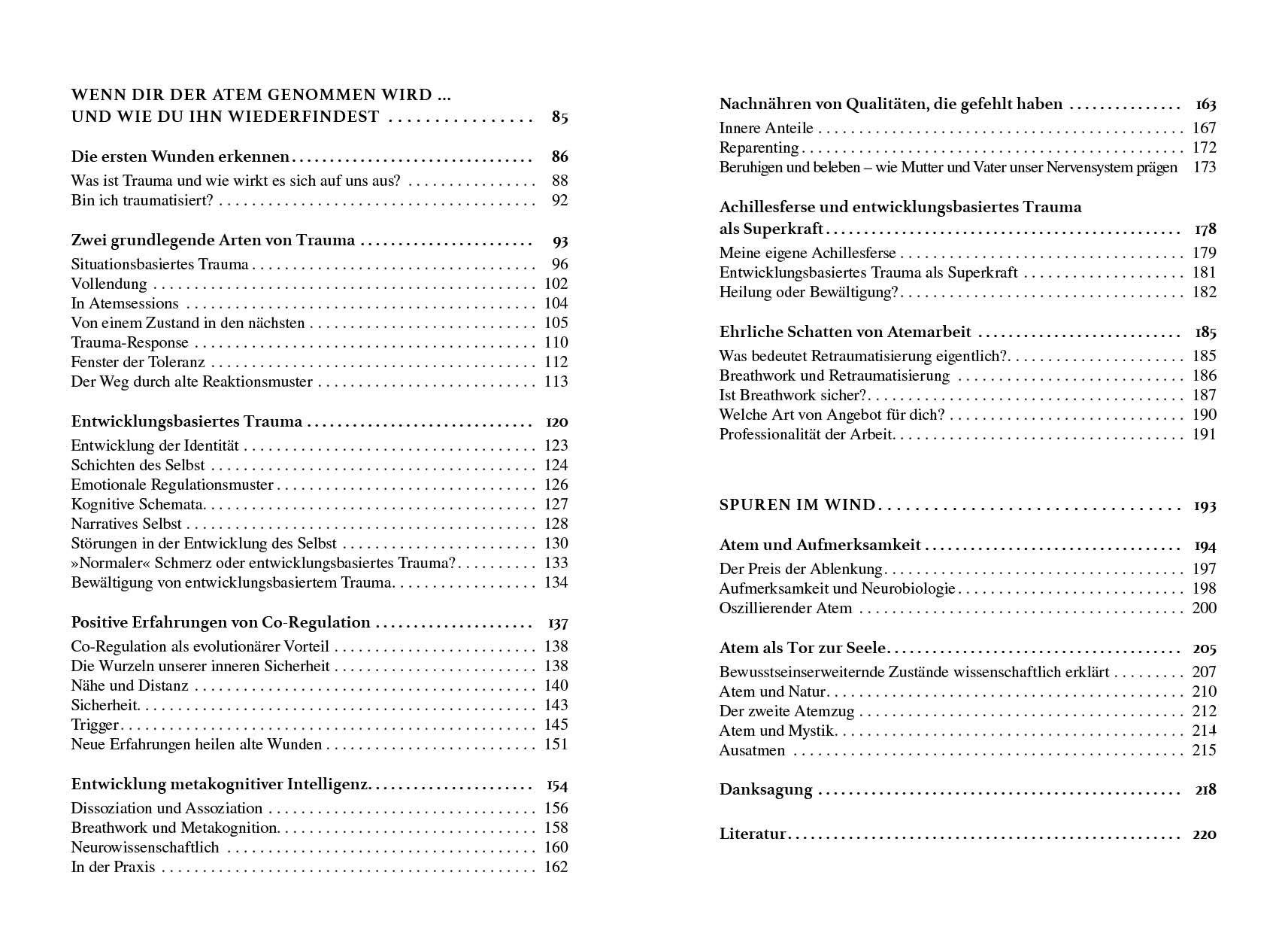 Beispielinhalt (Bild) Atem - Die Lösung für dein Trauma