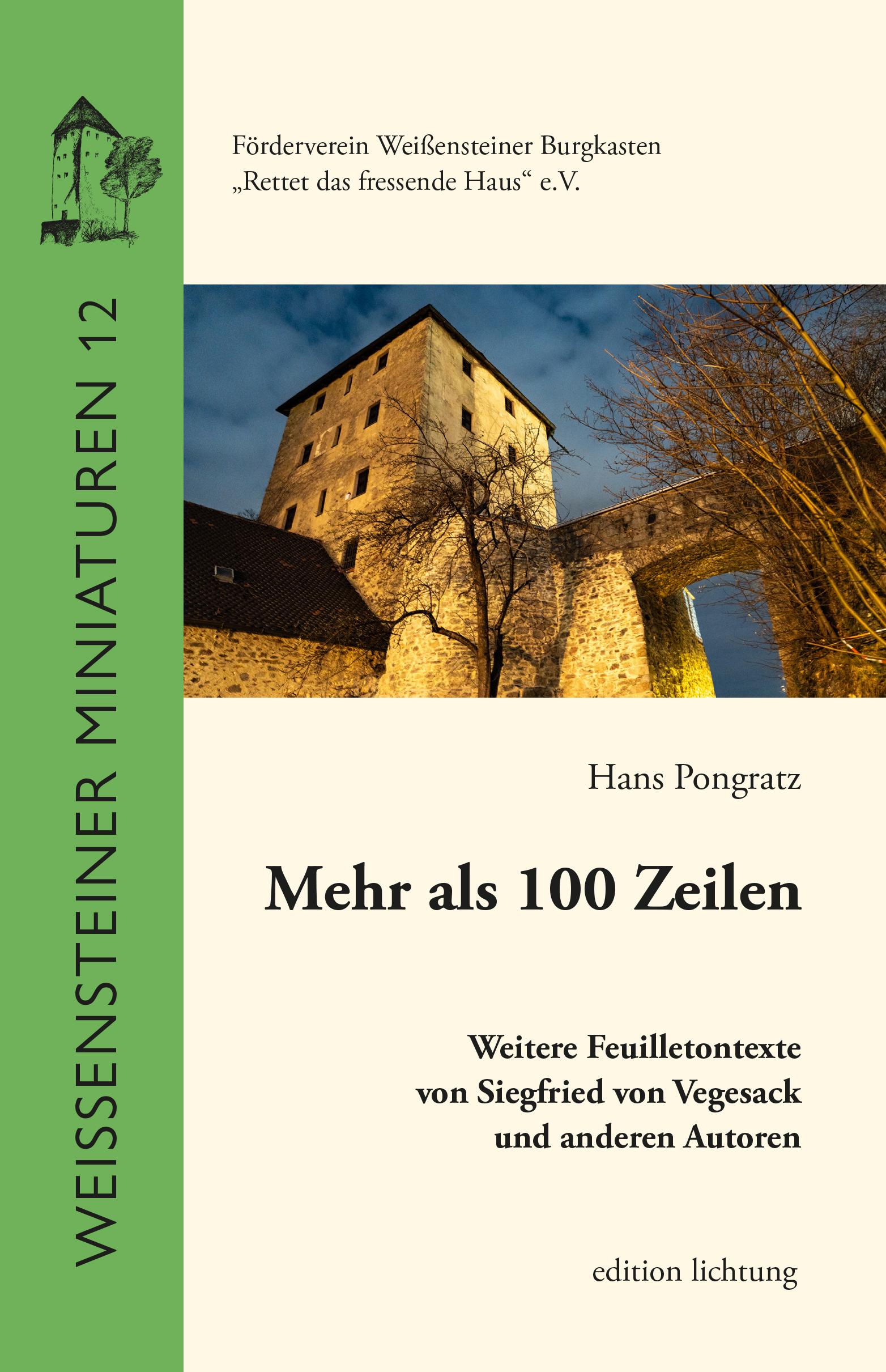 Vorderes Coverbild Mehr als 100 Zeilen