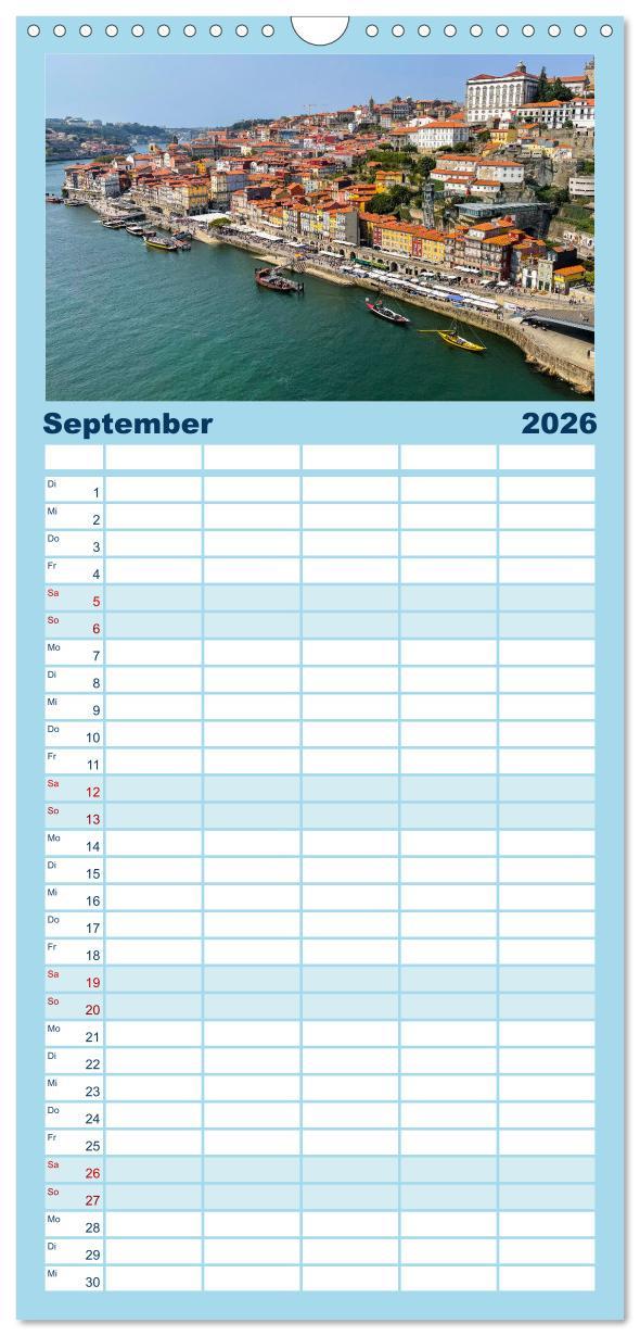 Beispielinhalt (Bild) Familienplaner 2026 - Kreuzfahrtpiraten mit 5 Spalten (Wandkalender, 21 x 45 cm) CALVENDO