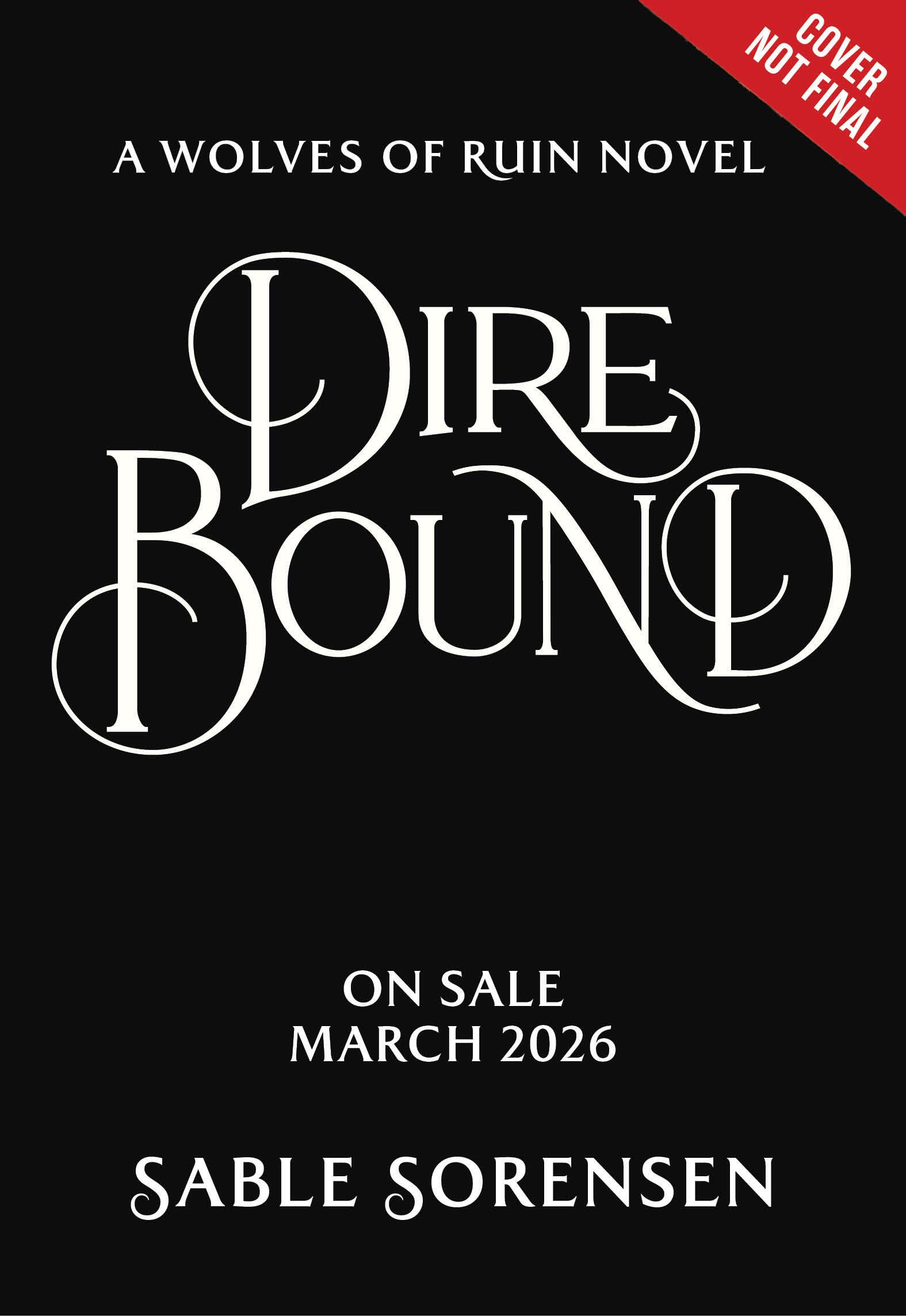 Vorderes Coverbild Dire Bound (Standard Edition)