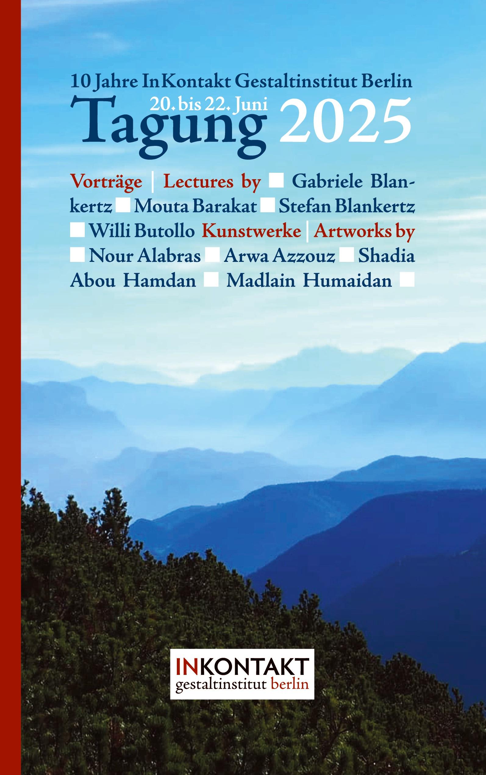 Vorderes Coverbild 10 Jahre InKontakt Gestaltinstitut Berlin