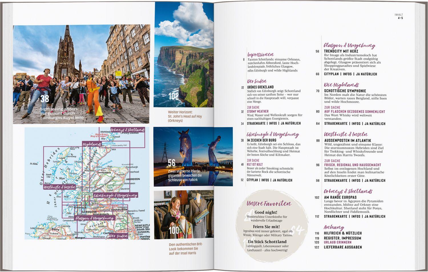 Beispielinhalt (Bild) DUMONT Bildatlas Schottland