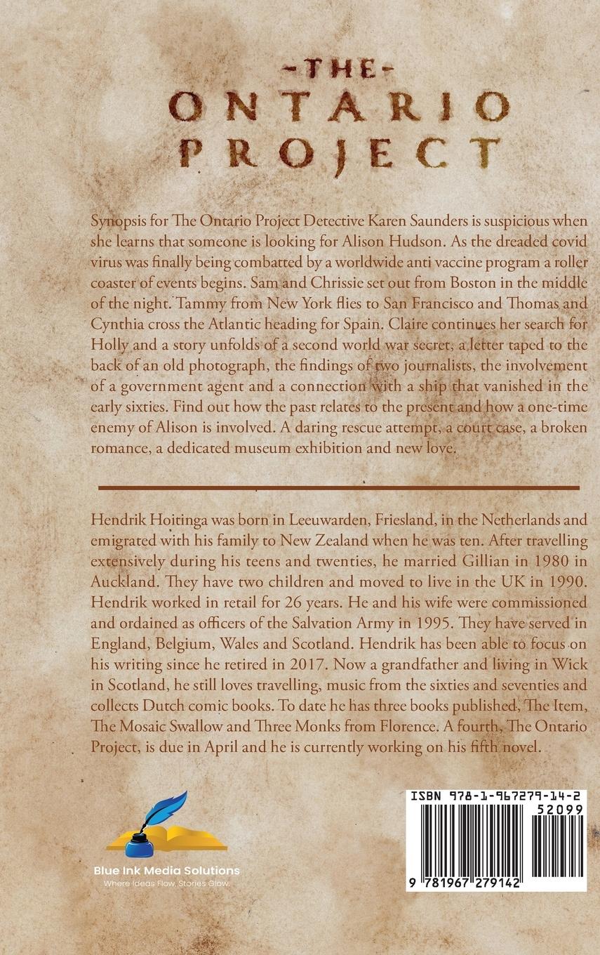 Rückseitencover The Ontario Project