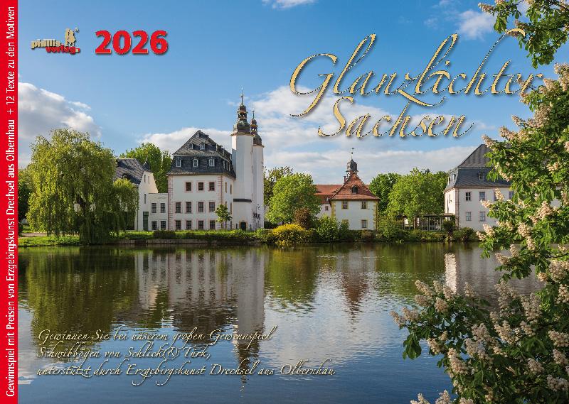 Vorderes Coverbild Glanzlichter Sachsen 2026