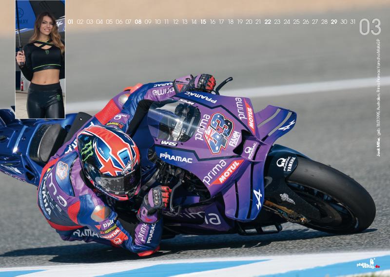 Beispielinhalt (Bild) MOTO GP and GRID GIRLS 2026