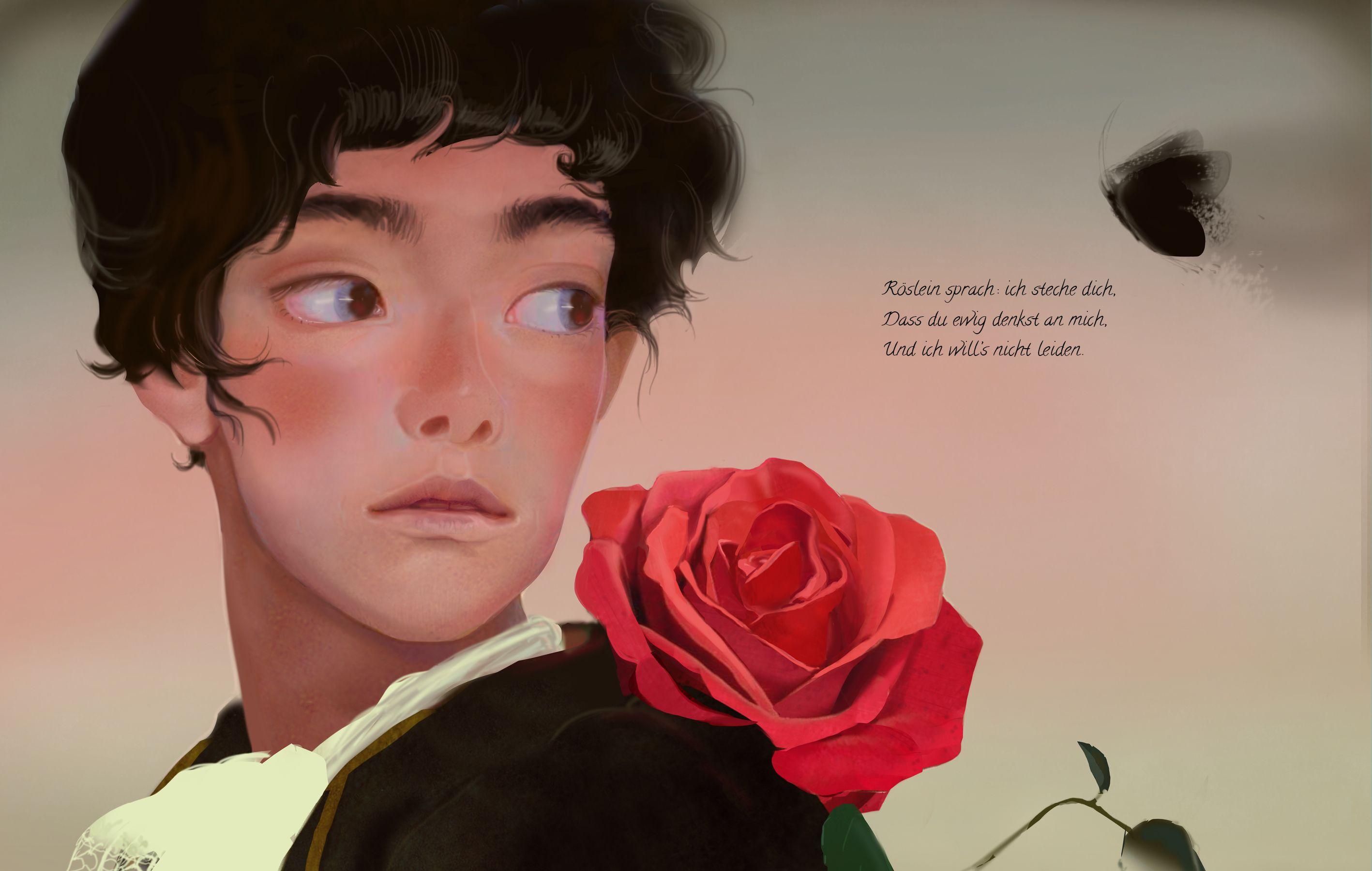 Beispielinhalt (Bild) Heidenröslein