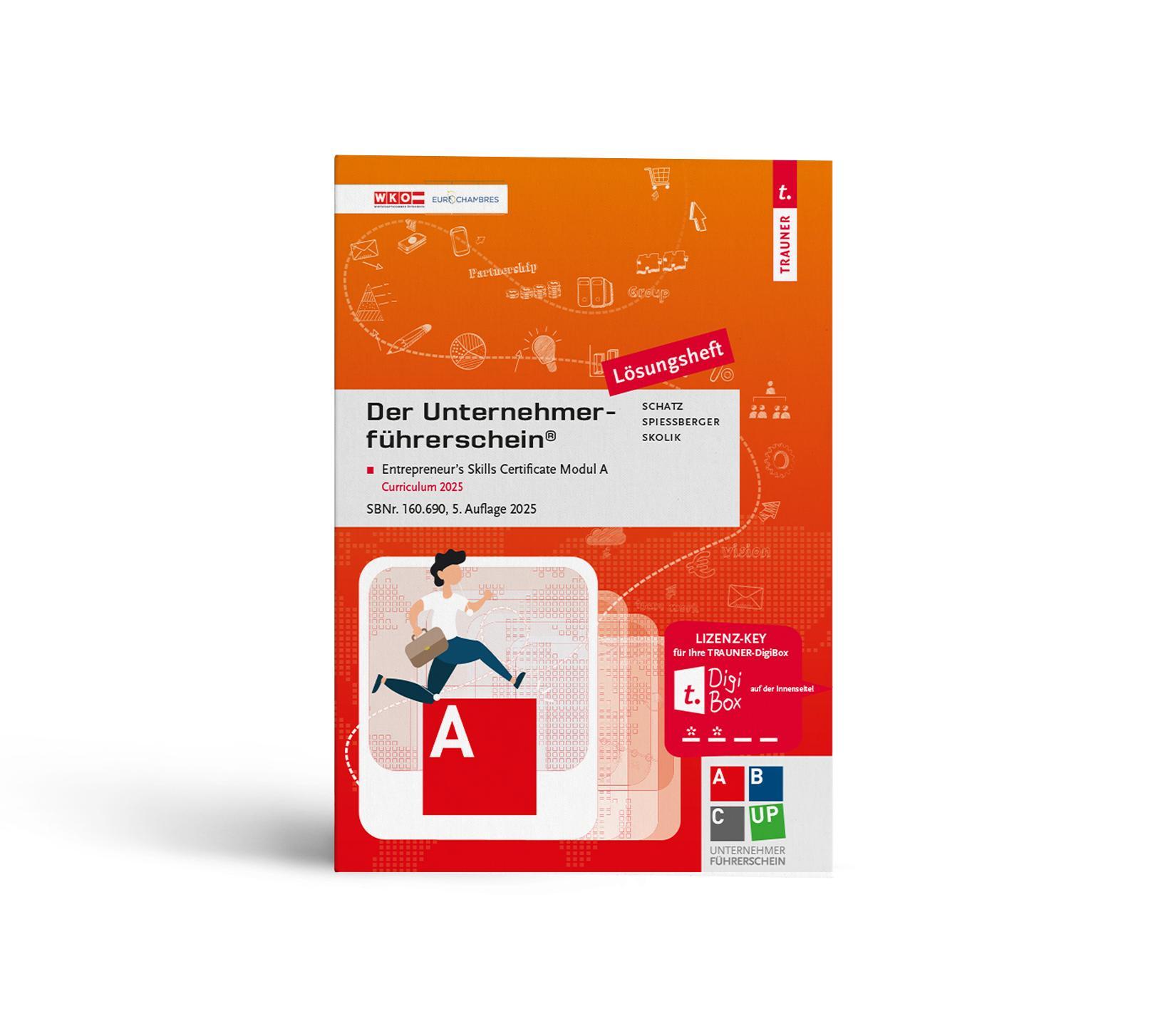 Vorderes Coverbild Der Unternehmerführerschein - Entrepreneur's Skills Certificate, Modul A Lösungsheft