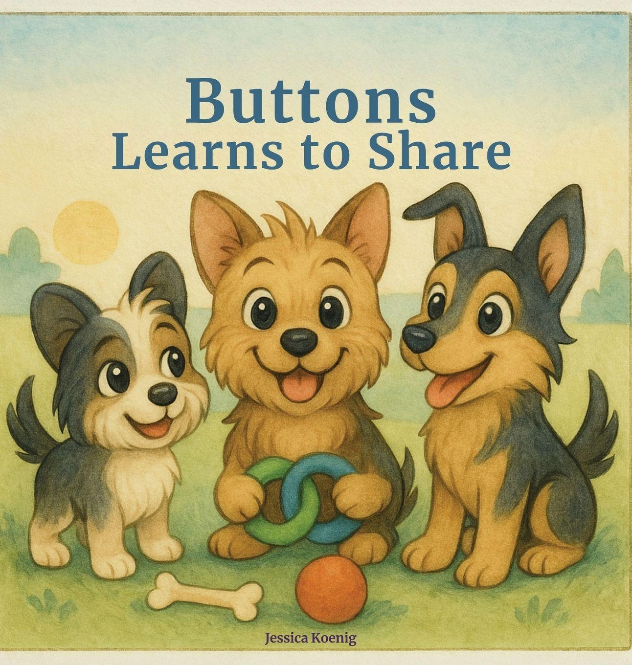 Vorderes Coverbild Buttons Learns to Share