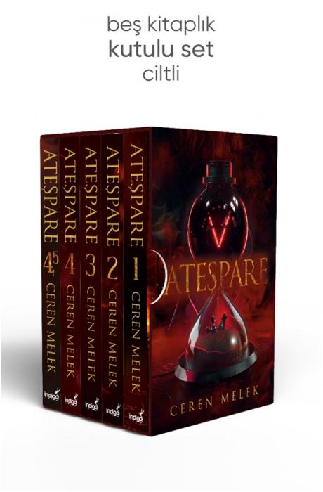 Vorderes Coverbild Atespare Seti Ciltli, 5 Kitaplik Kutulu Set