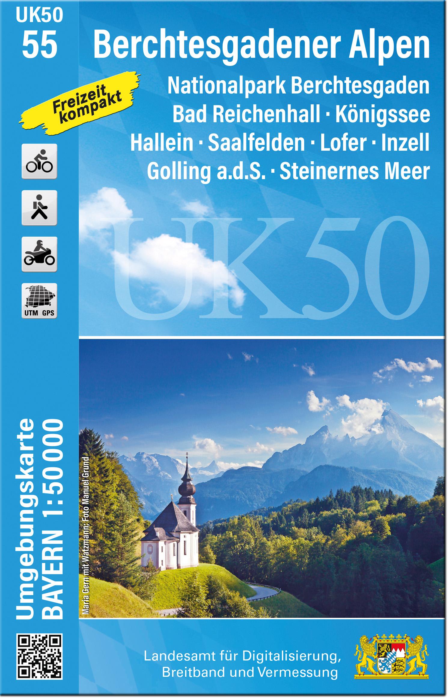 Vorderes Coverbild UK50-55 Berchtesgadener Alpen