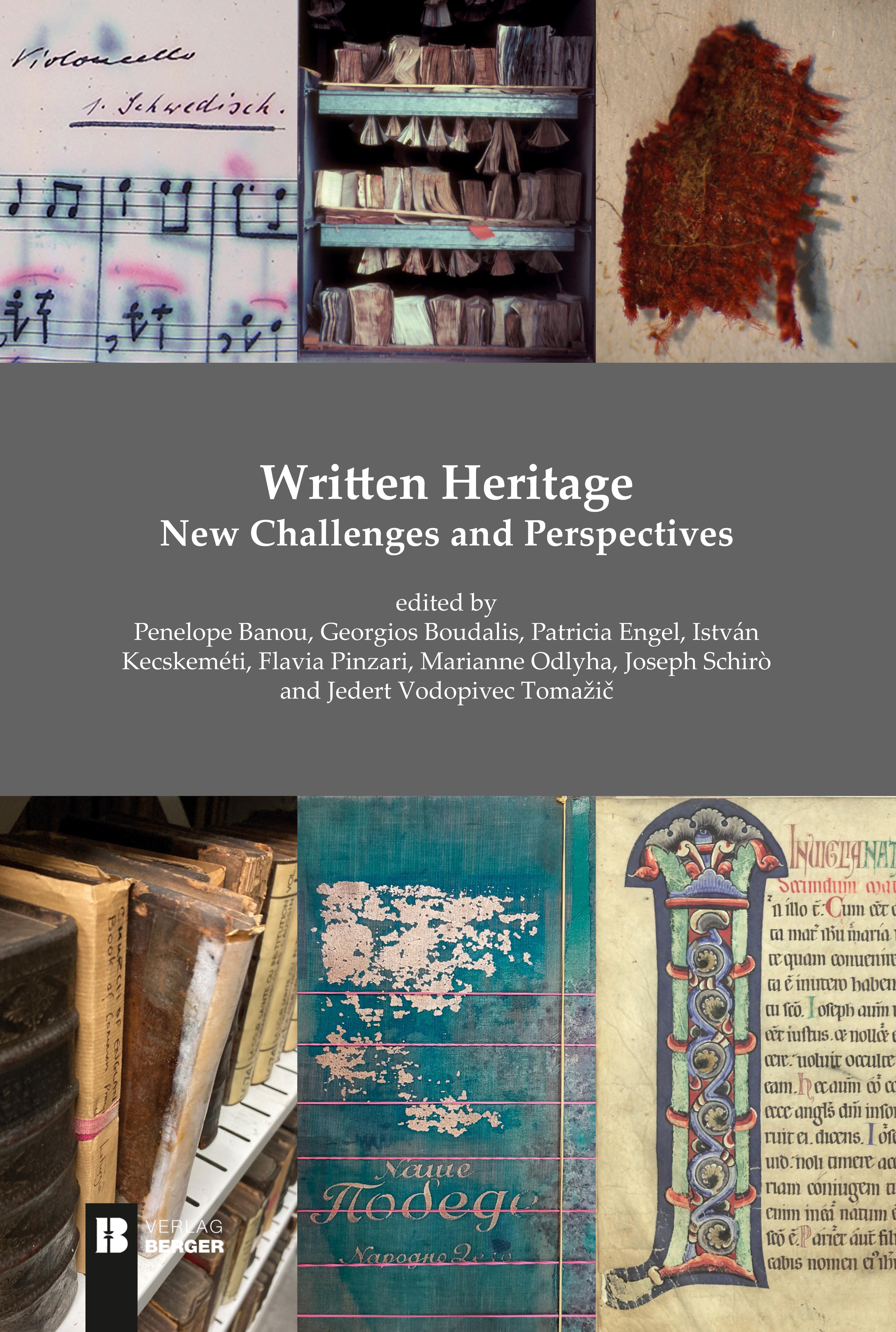 Vorderes Coverbild Written Heritage. New Challenges and Perspectives