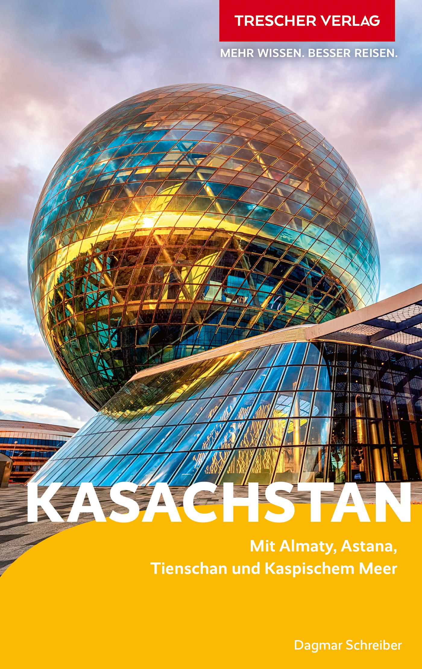 Vorderes Coverbild TRESCHER Reiseführer Kasachstan