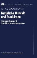 Vorderes Coverbild Natürliche Umwelt und Produktion