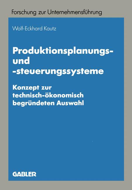 Vorderes Coverbild Produktionsplanungs- und -steuerungssysteme