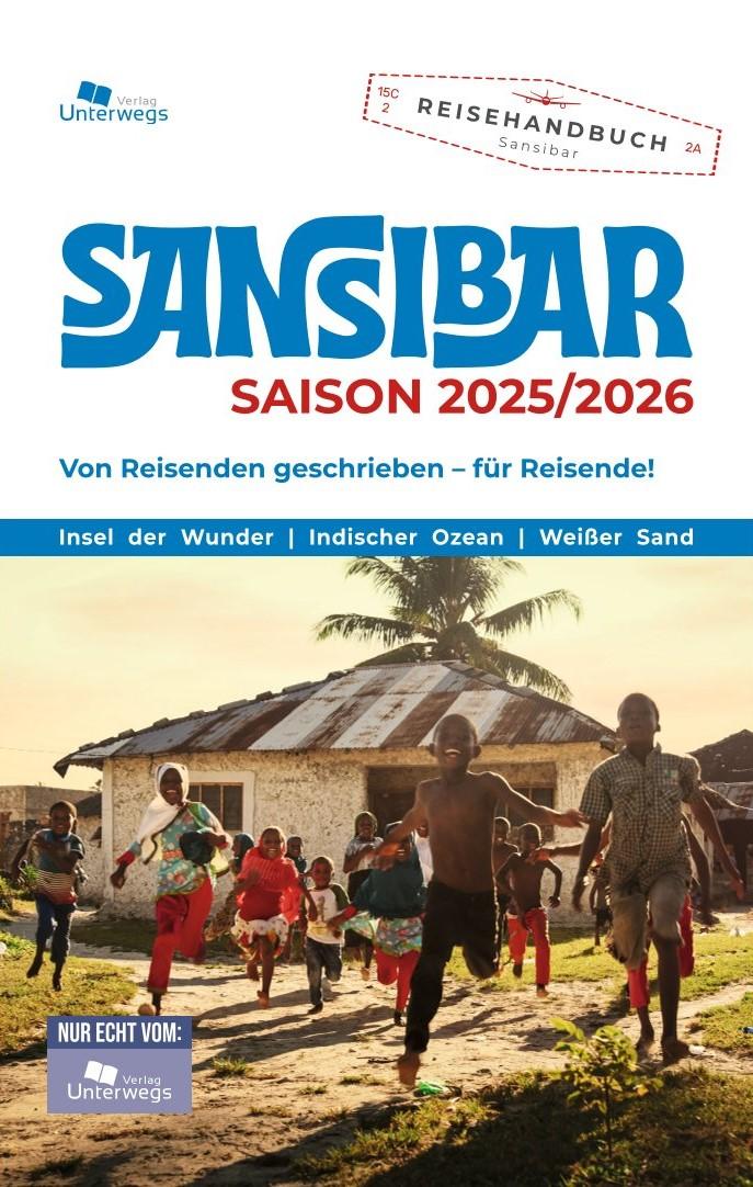 Vorderes Coverbild Unterwegs Verlag Reiseführer Sansibar