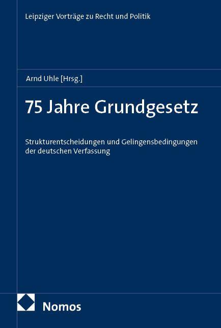 Vorderes Coverbild 75 Jahre Grundgesetz
