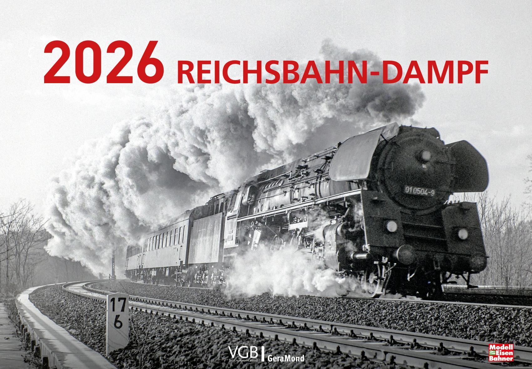 Vorderes Coverbild Reichsbahn-Dampf 2026