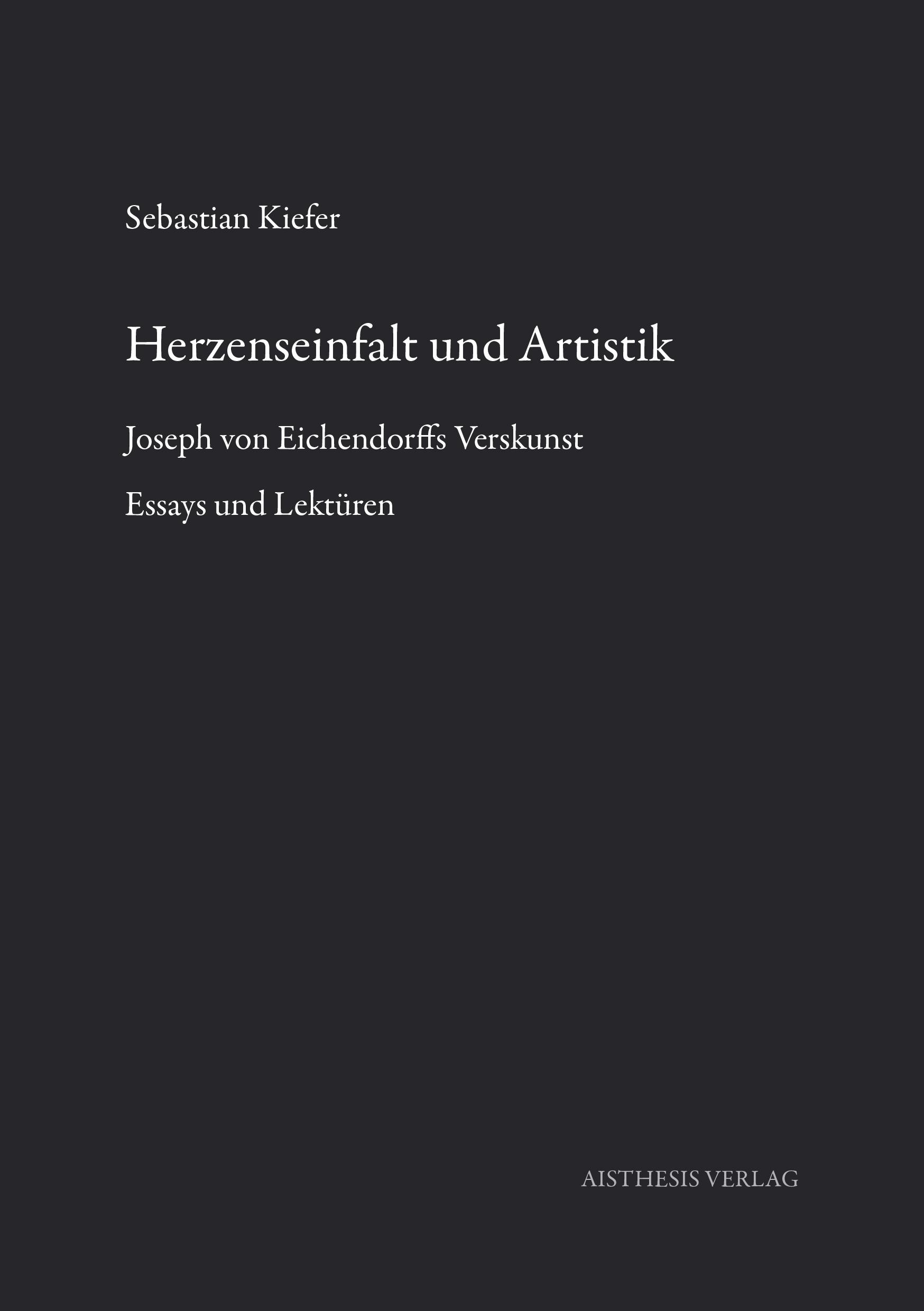 Vorderes Coverbild Herzenseinfalt und Artistik